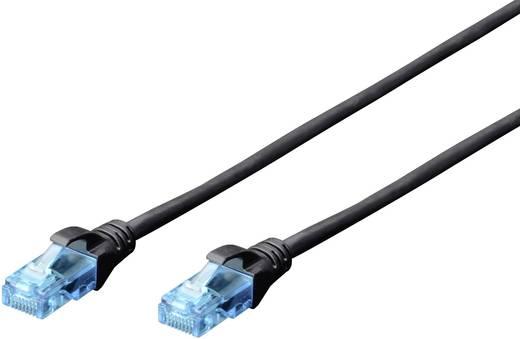 RJ45 Netwerk Aansluitkabel CAT 5e U/UTP 2 m Zwart Vervlochten paren