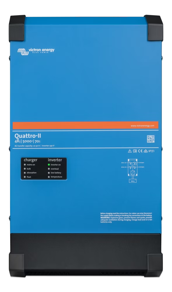Victron Quattro-II 48/5000/70-50/50 Växelriktare / Inverter + Laddare / Charger