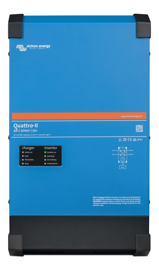 Victron Quattro-II 48/5000/70-50/50 Växelriktare / Inverter + Laddare / Charger