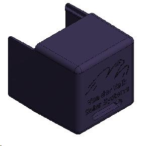ValkPitched svart ändlock (739052), AC-Installationsmaterial