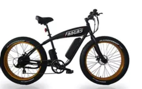 Fatbike El-cykel fullutrustad + GPS