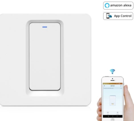 Wifi knapp lamp switch röststyrning