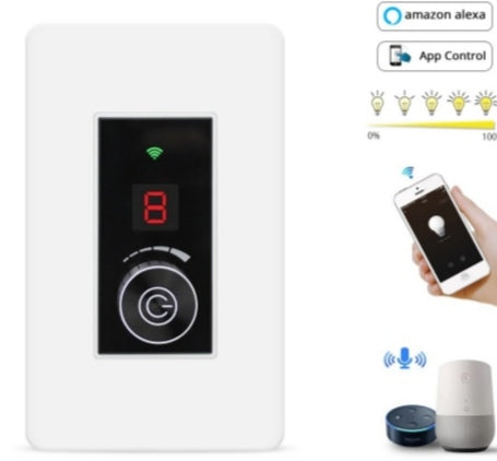 Smart WiFi Lamp Switch passar till Alexa Echo Google Home