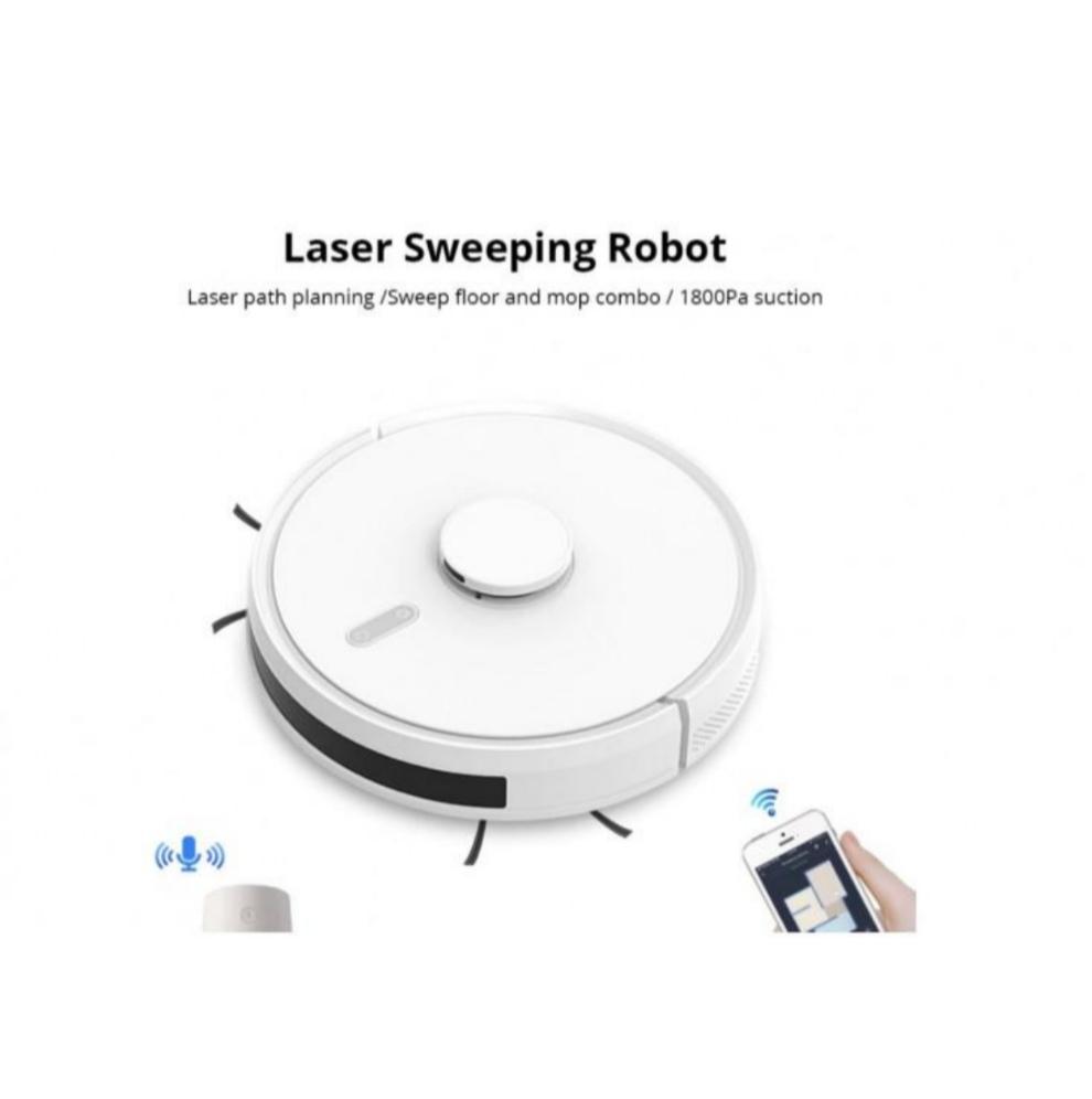 ViNka Robot laser dammsugare med mopp röststryrd wifi -