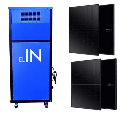 Vattengenerator , atmosfärisk vattenförsörjare på solcellspaneler -  100L vatten per dag.
